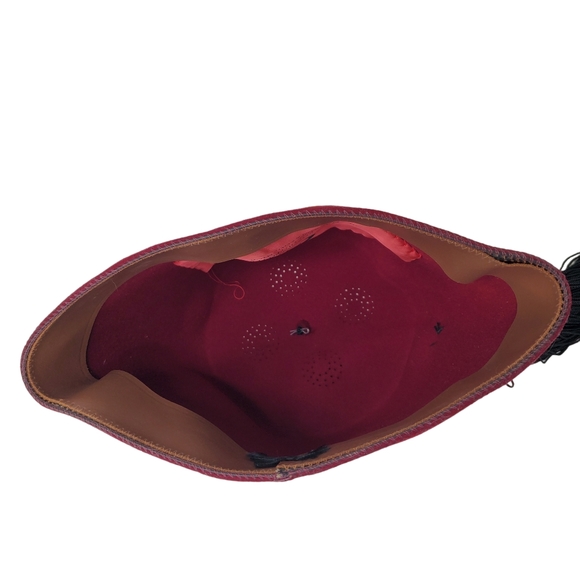 Vintage MIZPAH Masonic Temple Shriner Fez Hat Tassel Embroidered - Picture 8 of 9